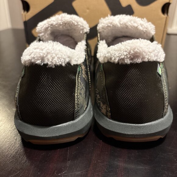 Stio Men’s Colter Mountain Slipper Green Camo Fleece Lined Size 12 New - Picture 4 of 9